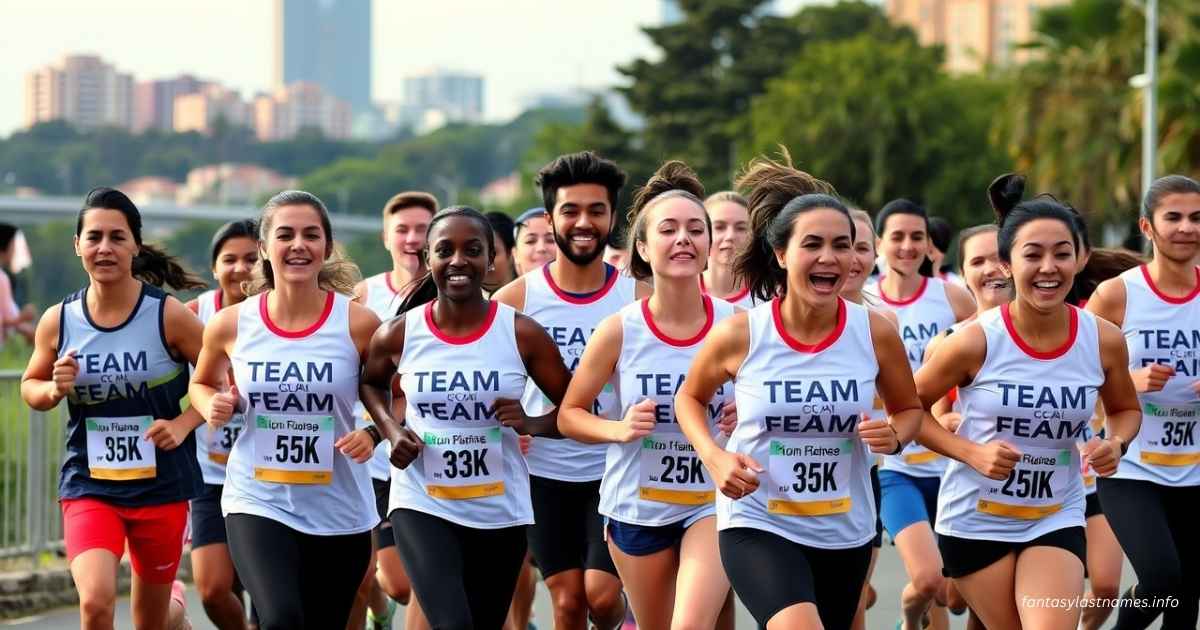5K Team Names