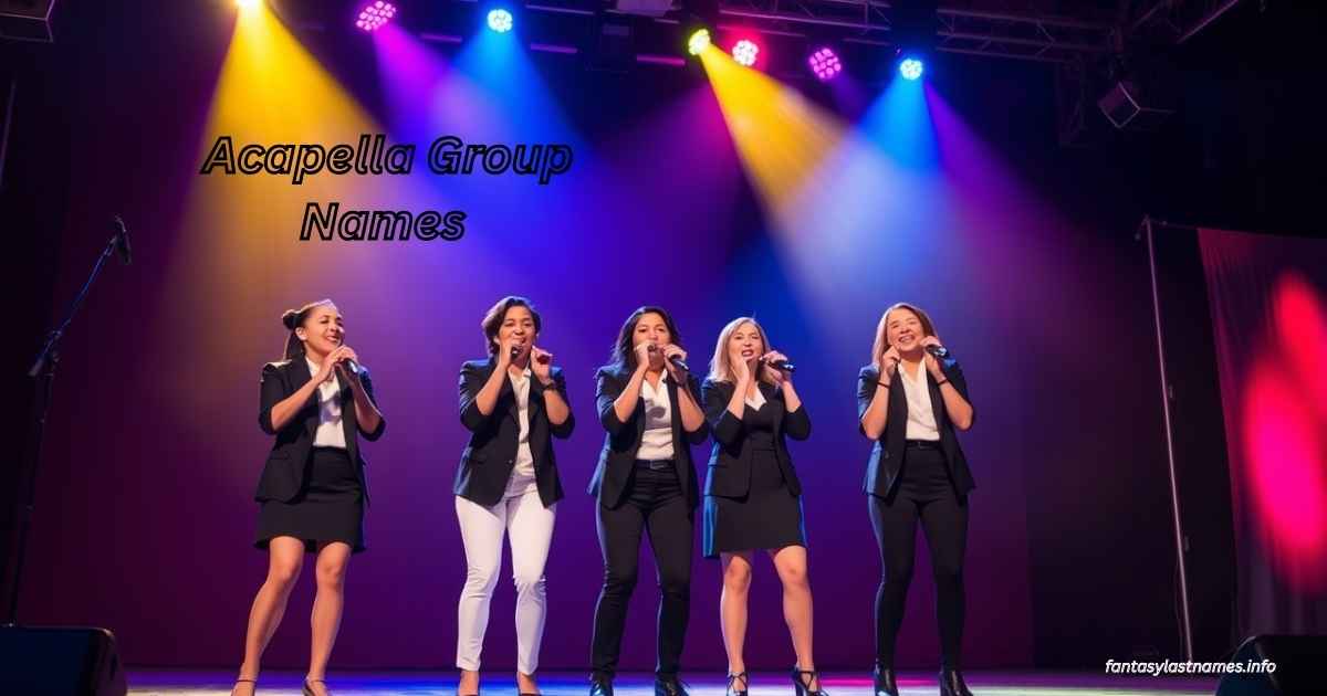 Acapella Group Names