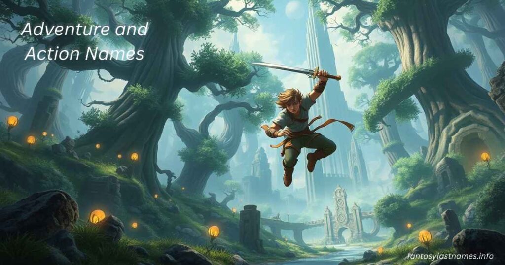 Adventure and Action Names