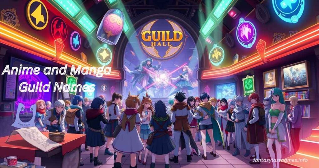 Anime and Manga Guild Names