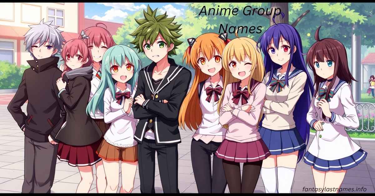 Anime Group Names