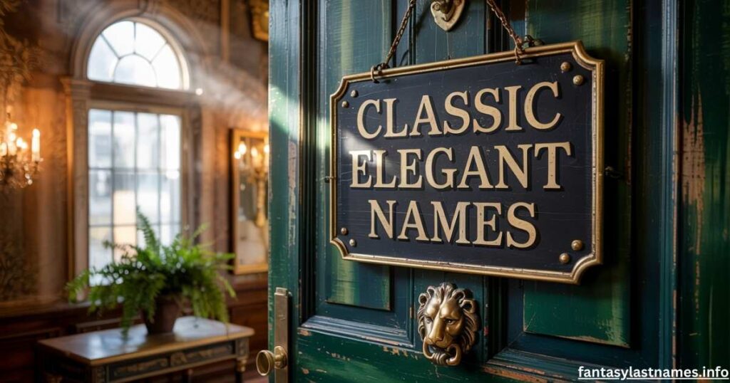 Classic & Elegant Names