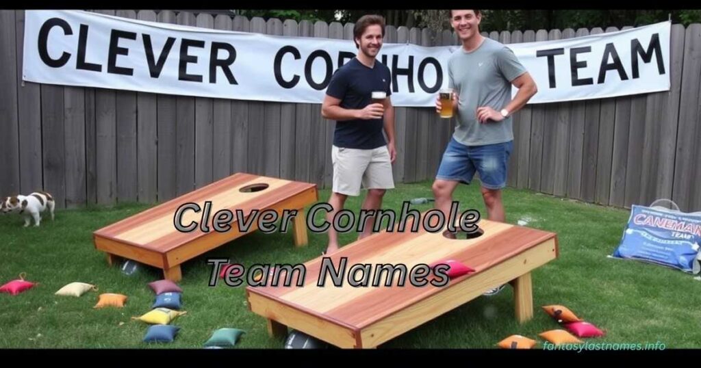 Clever Cornhole Team Names