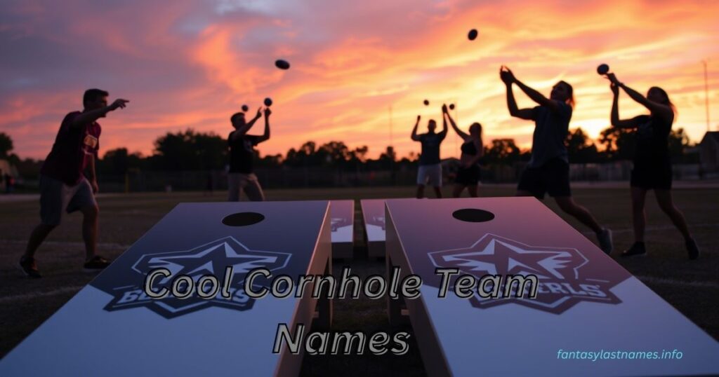 Cool Cornhole Team Names