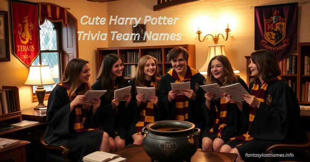 Cute Harry Potter Trivia Team Names