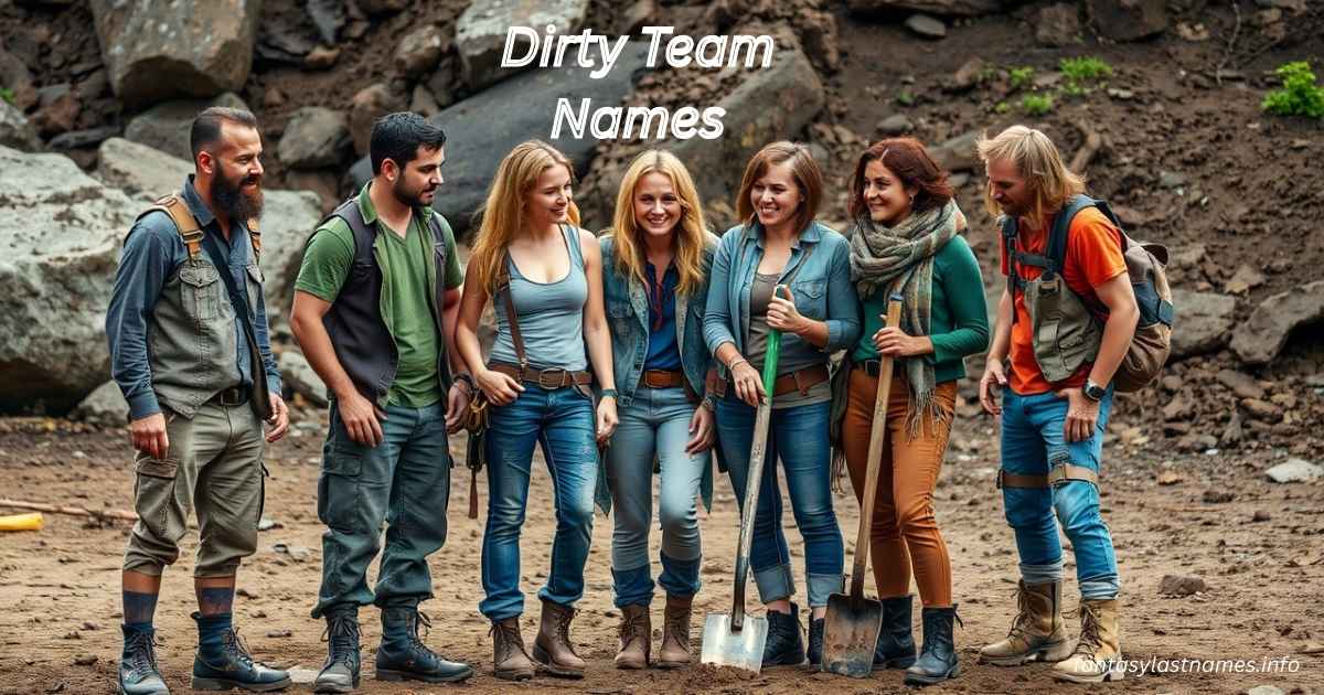 Dirty Team Names