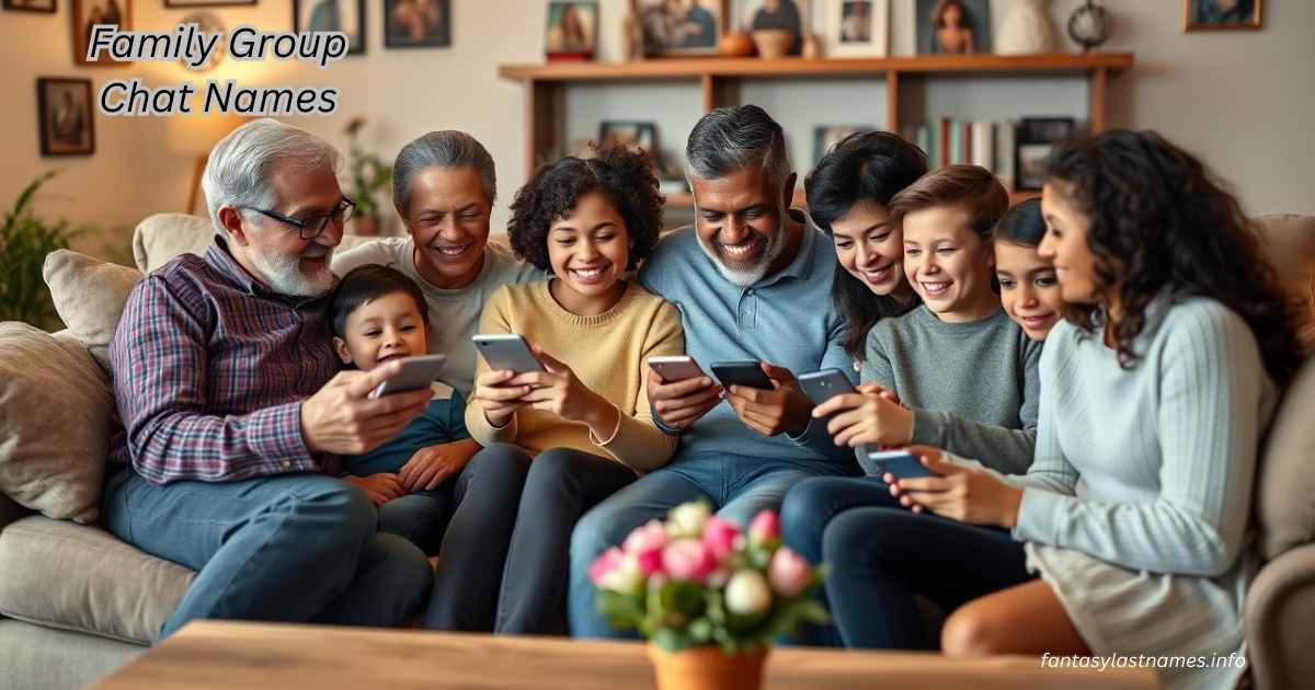 Family Group Chat Names