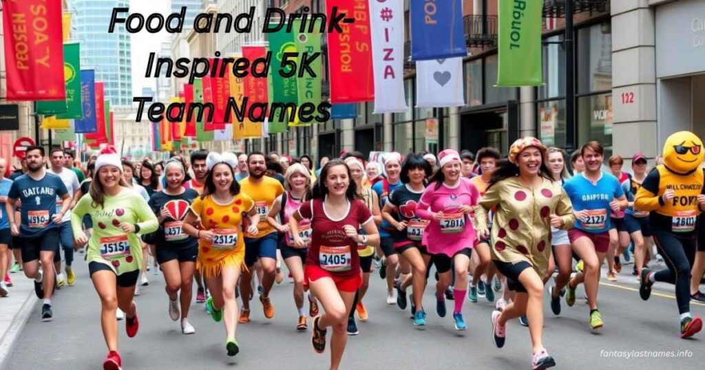 Food and Drink-Inspired 5K Team Names
