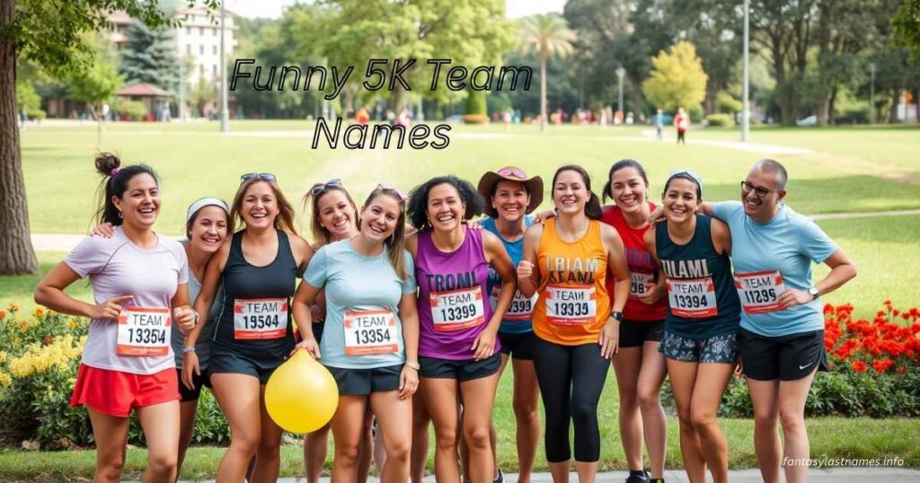 Funny 5K Team Names