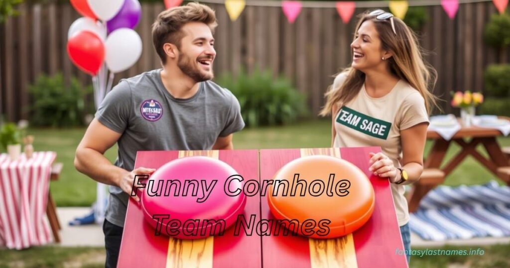 Funny Cornhole Team Names