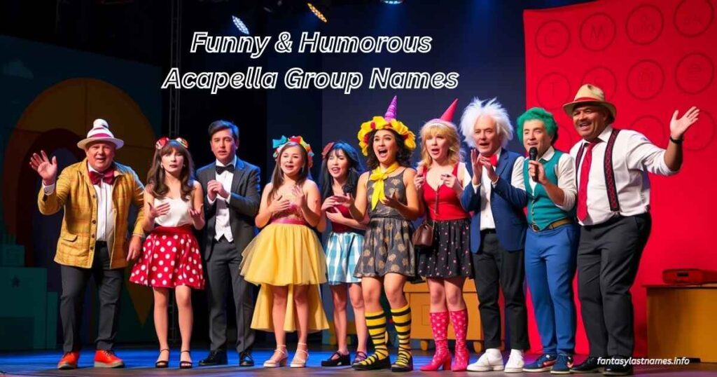 Funny & Humorous Acapella Group Names