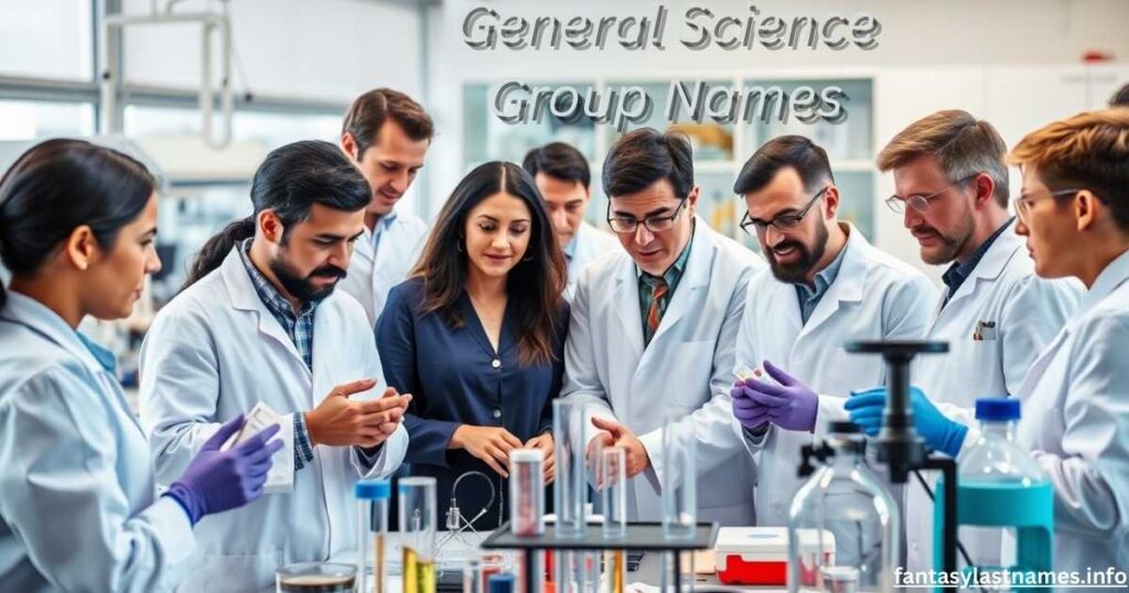 General Science Group Names