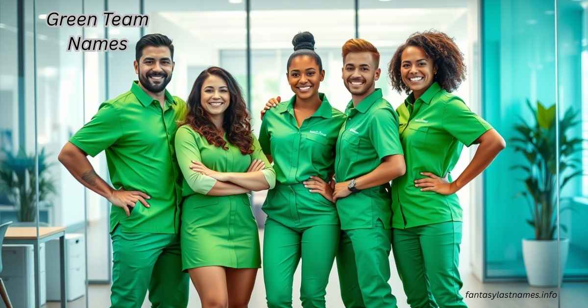 Green Team Names