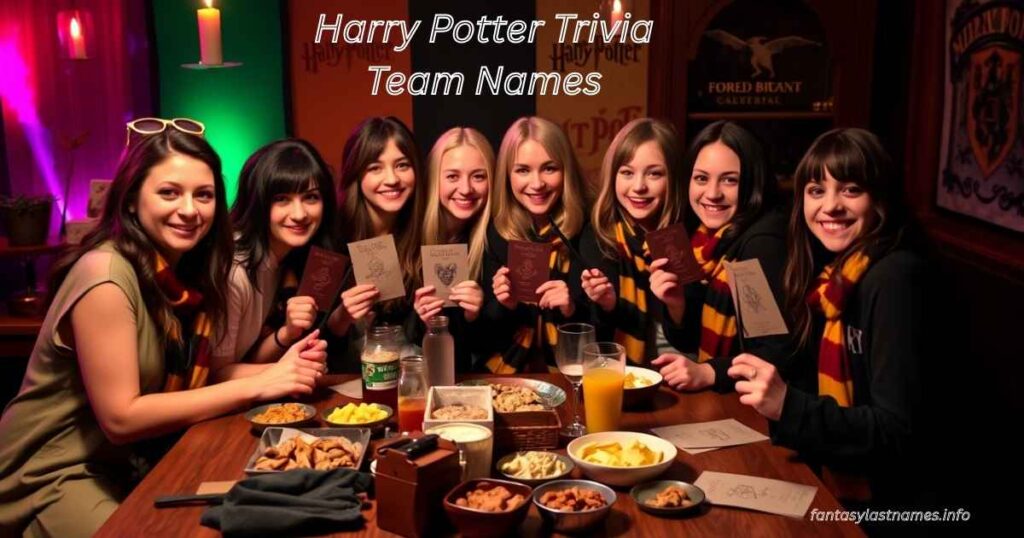 Harry Potter Trivia Team Names
