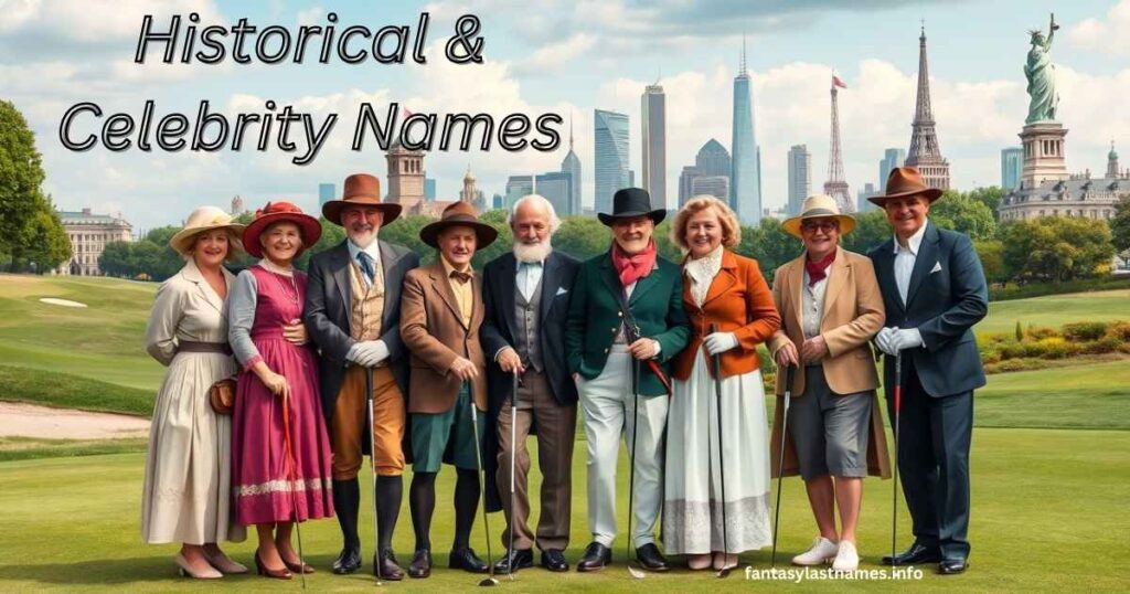 Historical & Celebrity Names