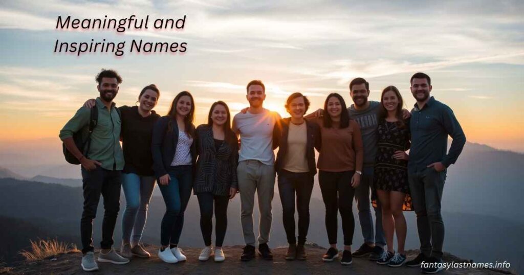 Meaningful and Inspiring Names