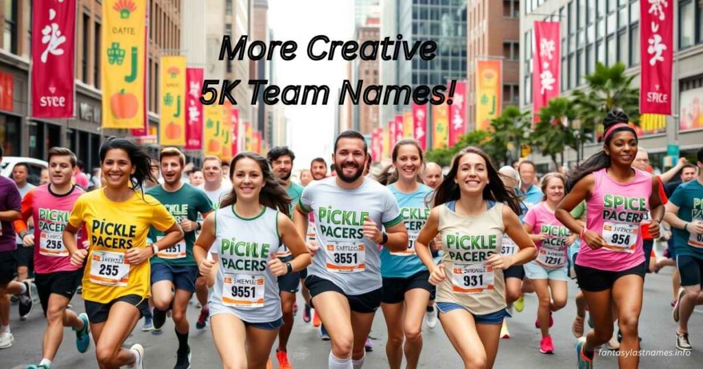More Creative 5K Team Names!
