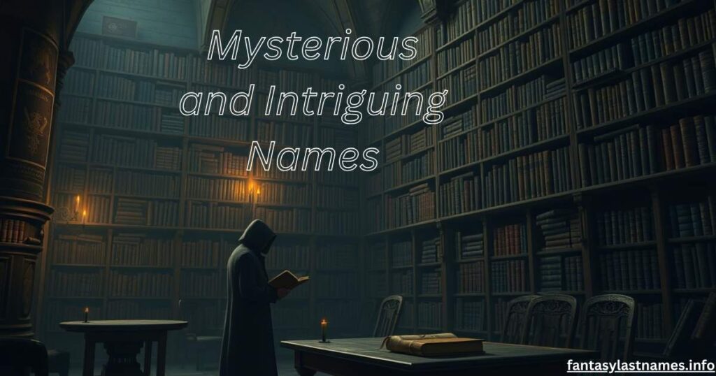 Mysterious and Intriguing Names