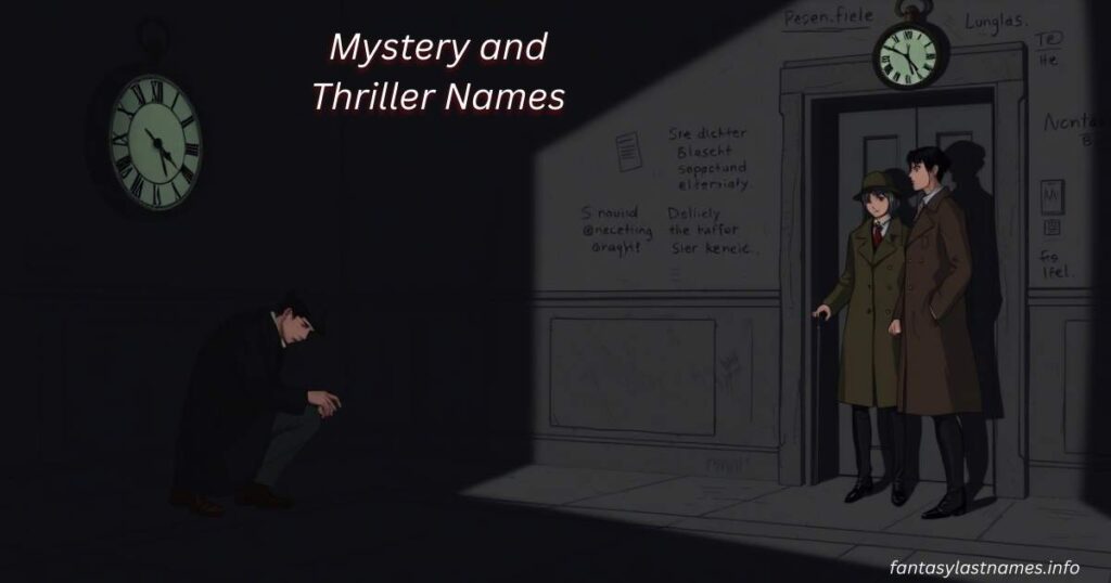 Mystery and Thriller Names