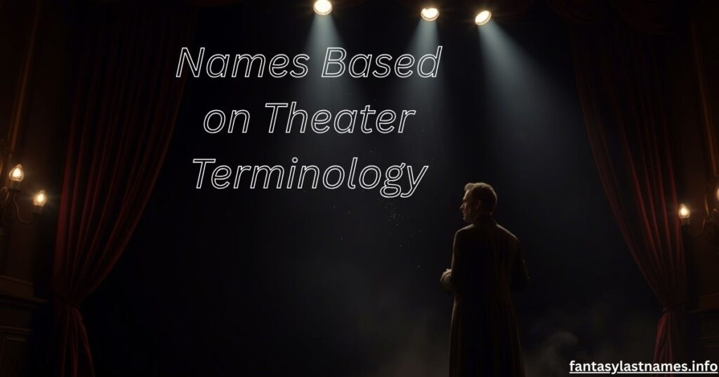 Names Based on Theater Terminology