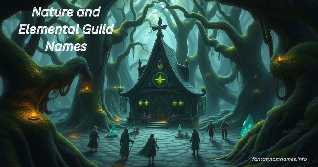 Nature and Elemental Guild Names