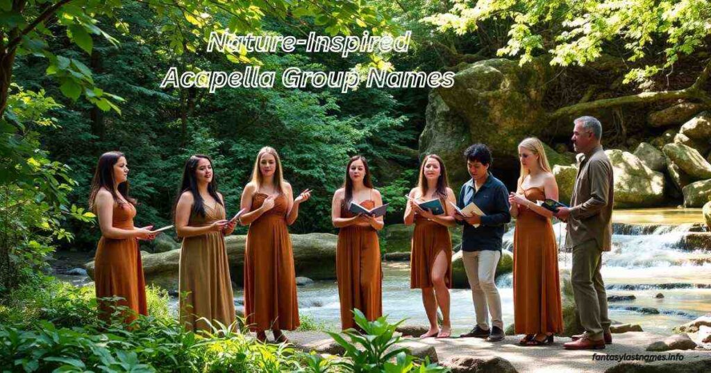 Nature-Inspired Acapella Group Names
