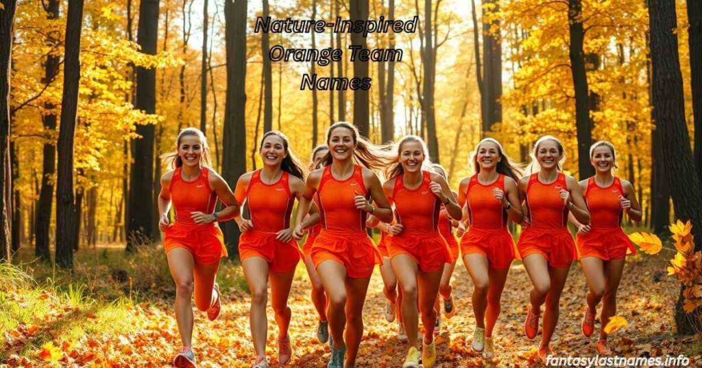 Nature-Inspired Orange Team Names