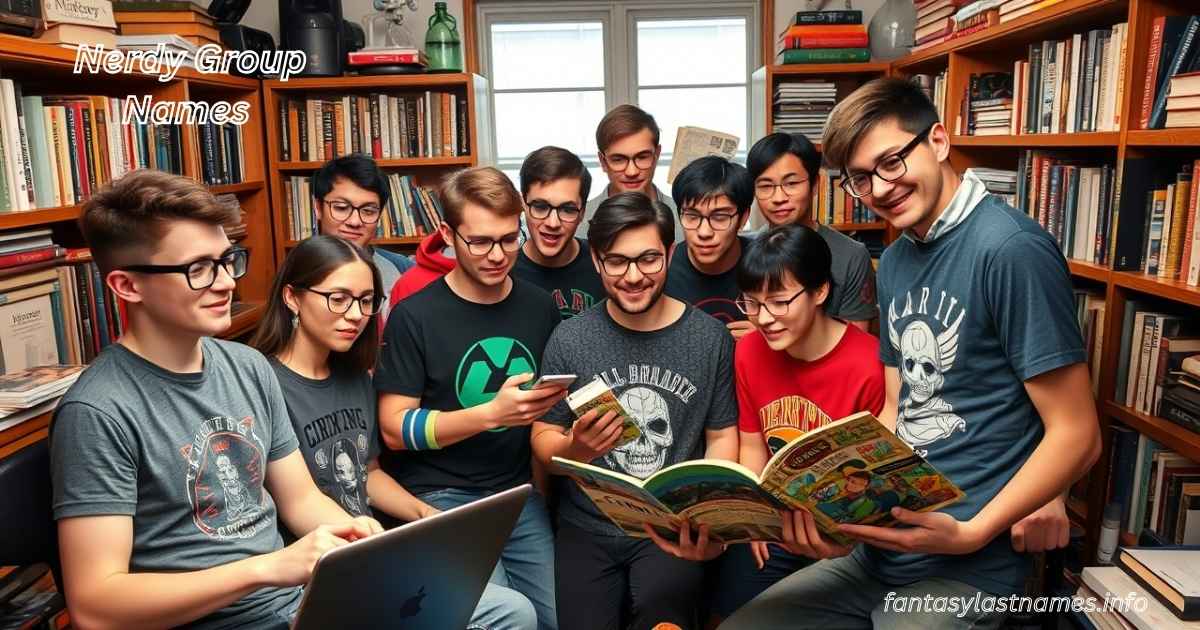 Nerdy Group Names