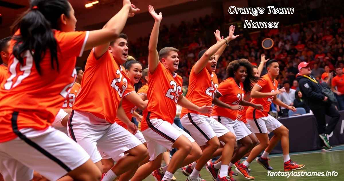 Orange Team Names