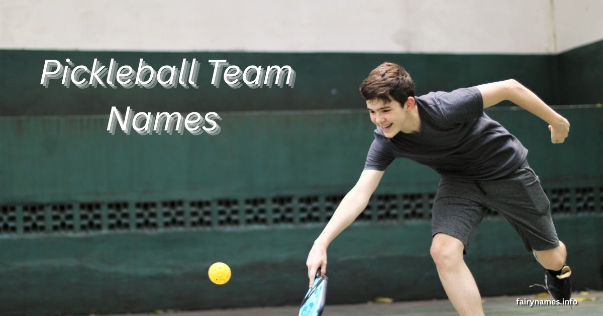 Pickleball Team Names