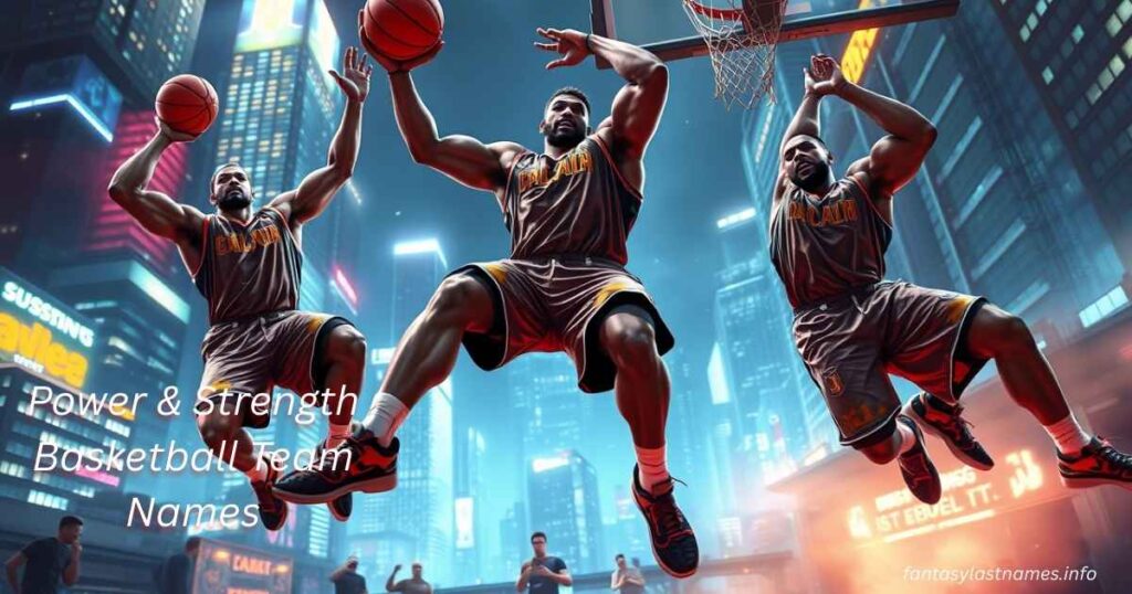 Power & Strength Basketball Team Names