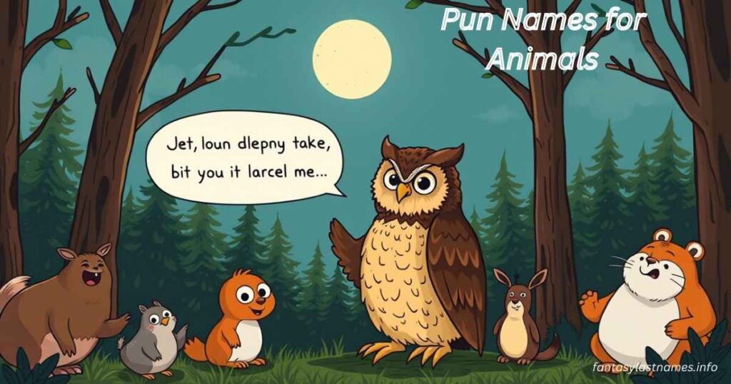 Pun Names for Animals