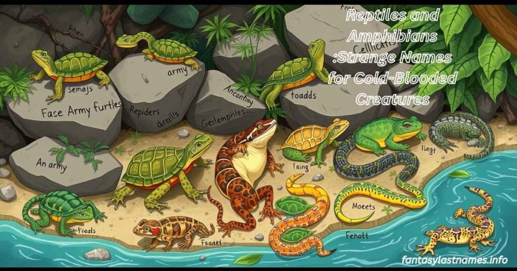 Reptiles and Amphibians :Strange Names for Cold-Blooded Creatures