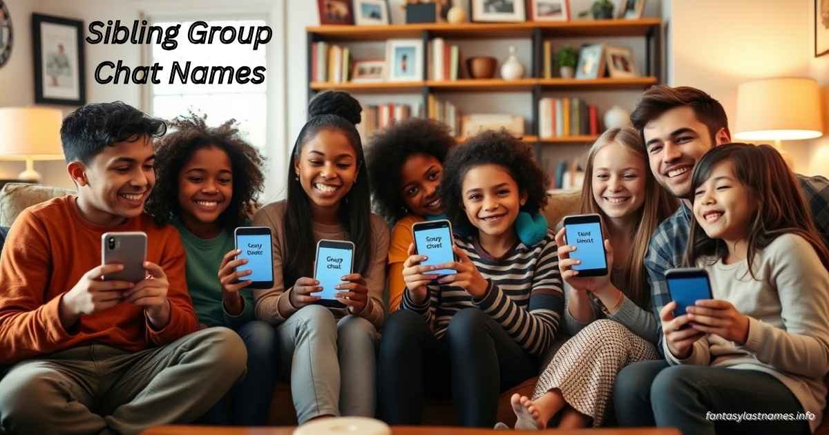 Sibling Group Chat Names
