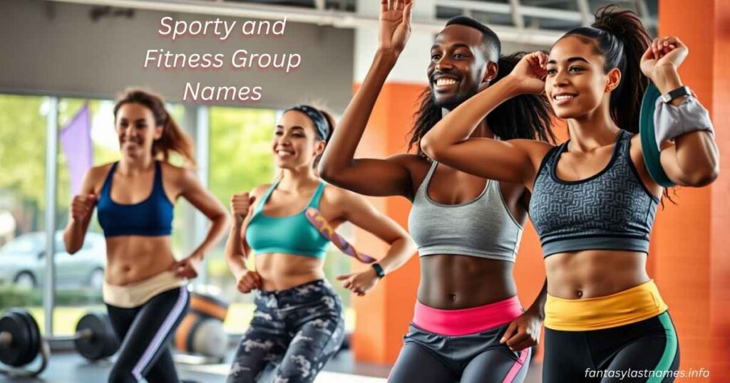 Sporty and Fitness Group Names