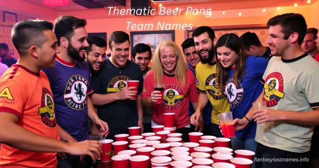 Thematic Beer Pong Team Names