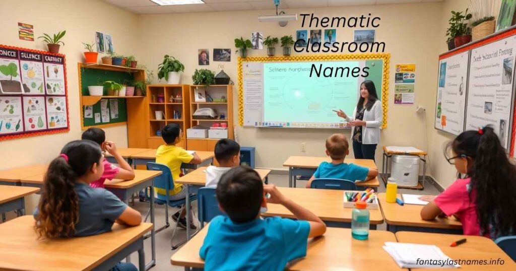Thematic Classroom Names