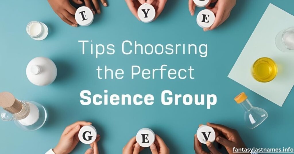 Tips for Choosing the Perfect Science Group Name