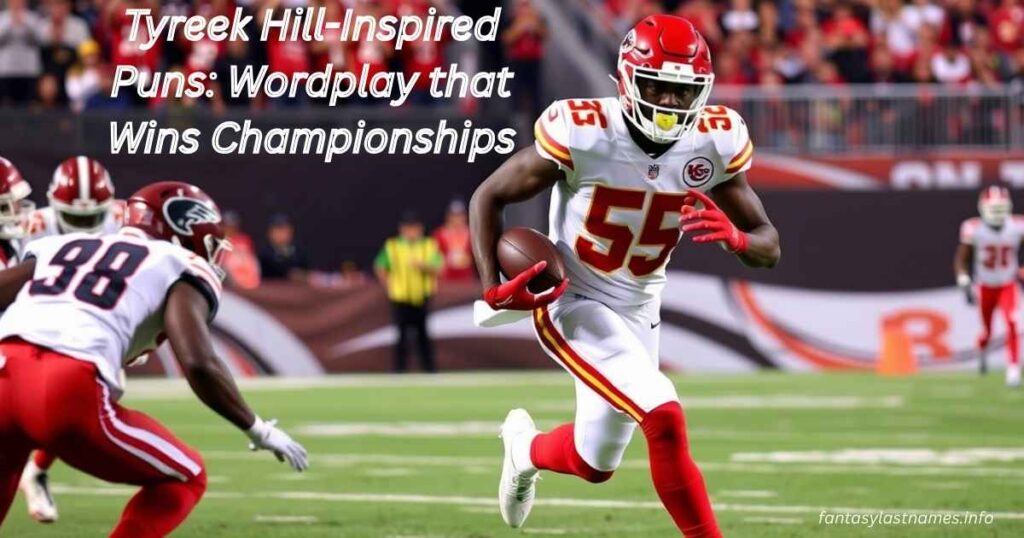 Tyreek Hill-Inspired Puns: Wordplay that Wins Championships