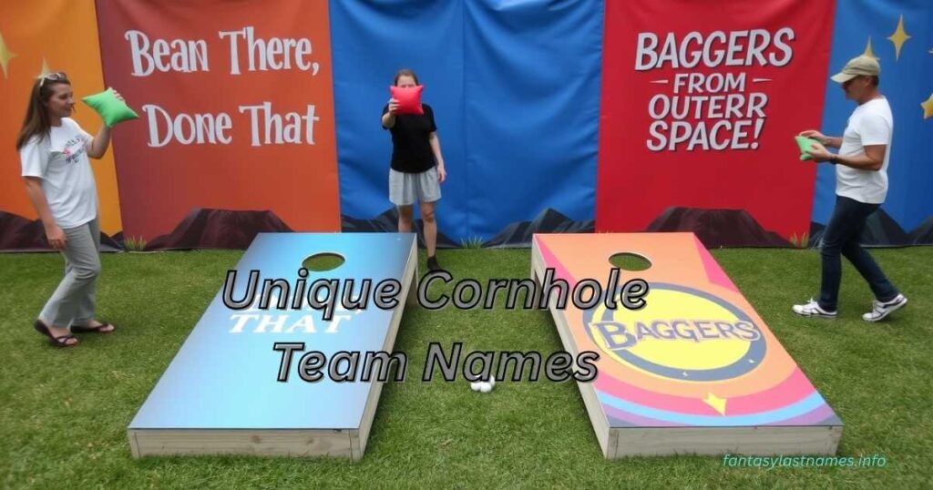 Unique Cornhole Team Names