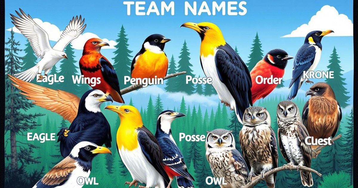 Bird Team Names