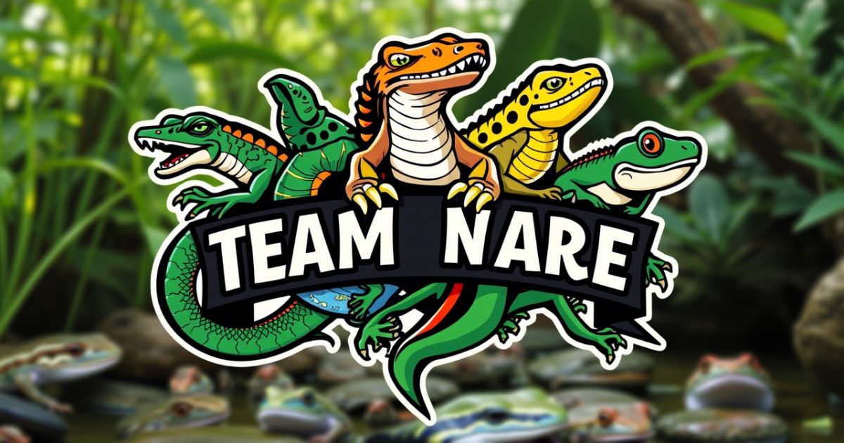 Reptile and Amphibian Team Names