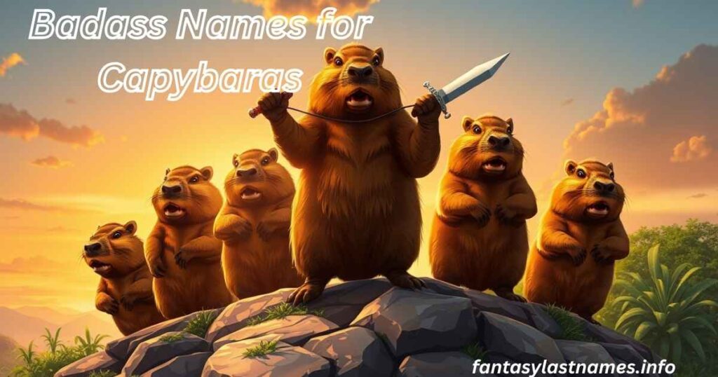 Badass Names for Capybaras