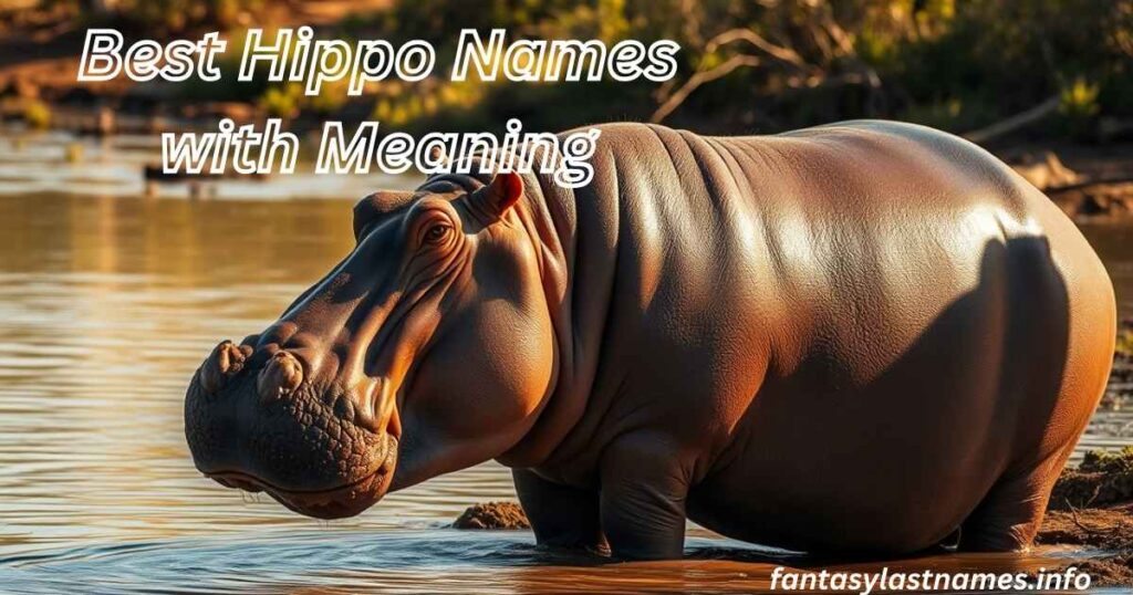 Best Hippo Names with Meaning