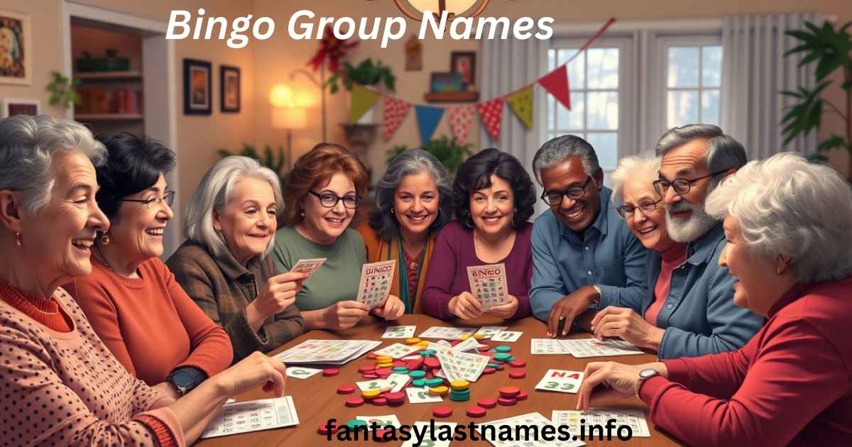 Bingo Group Names