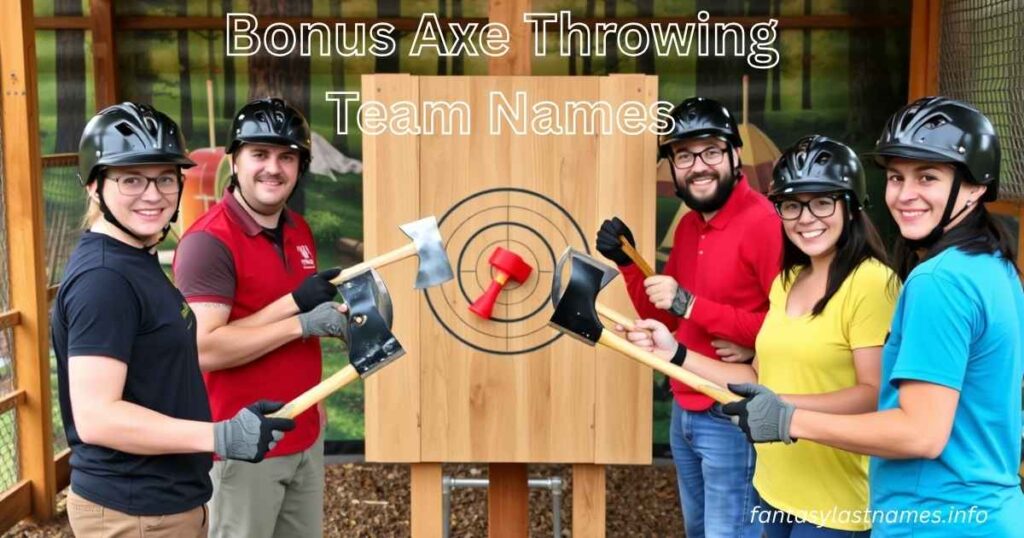 Bonus Axe Throwing Team Names