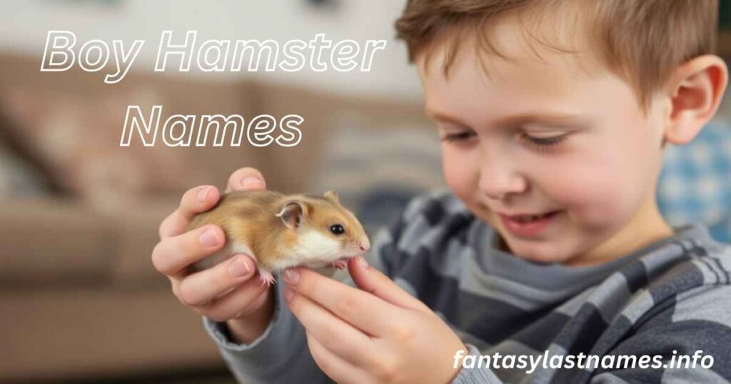 Boy Hamster Names