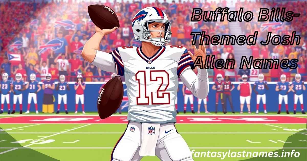 Buffalo Bills-Themed Josh Allen Names