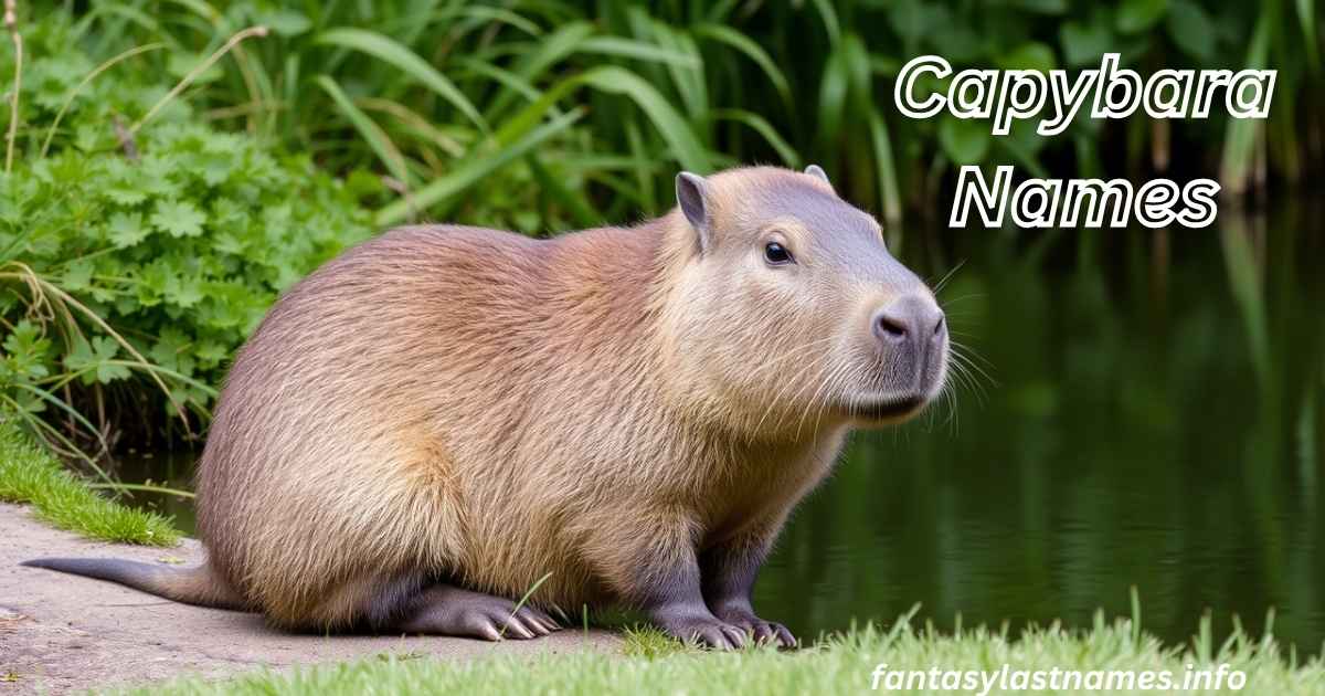 Capybara Names