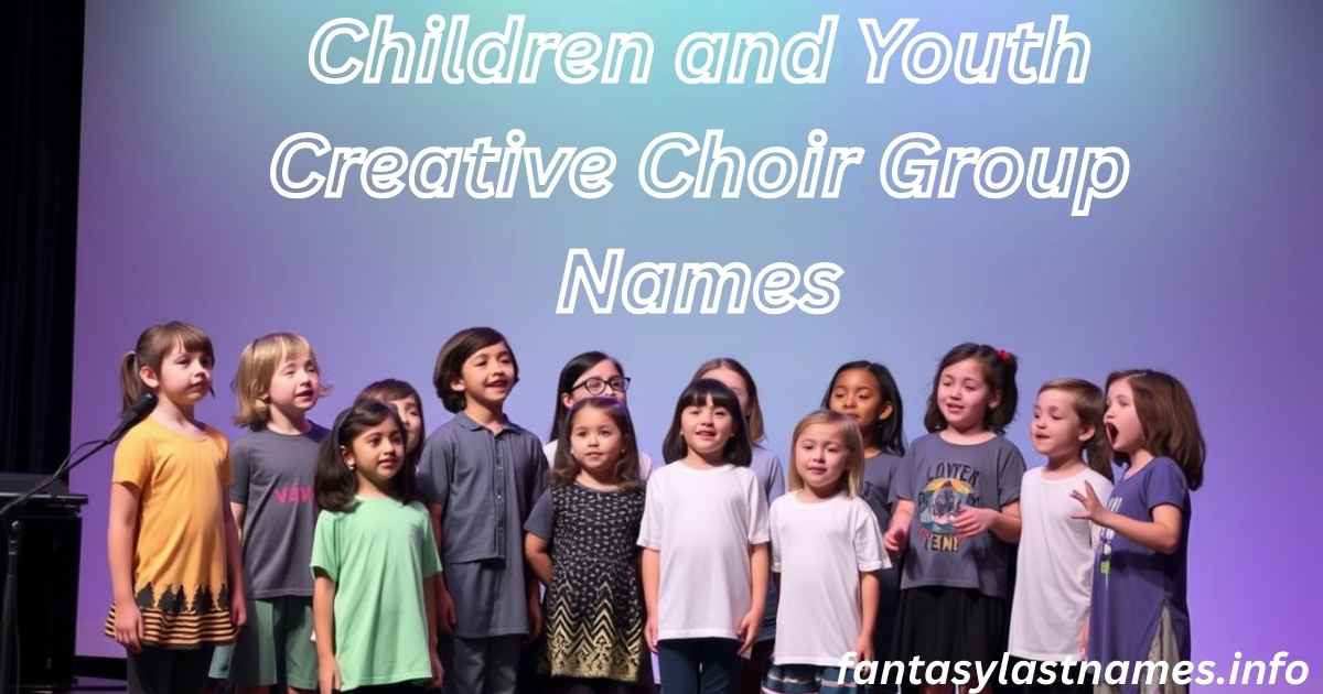 Children and Youth Creative Choir Group Names